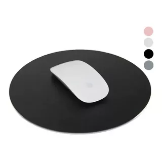 Mouse Pad Redondo De Metal De Aluminio 22 Cm Para Mac & Pc