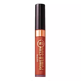 Avon Power Stay Batom Líquido Matte 16h Acabamento Fosco Cor Nude Coral