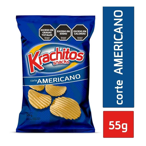 Papas Fritas Corte Americano Krachitos Snack 55 G