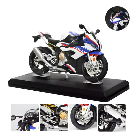 Coleccion Escala Juguete S1000rr Con Luz Y Sonido Base 1:12