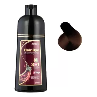 Champú Tinte Hair Dye 3 En 1 Dar Brown 