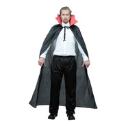 Capa Dracula Hombre Halloween Disfraz Fiesta Disfraz