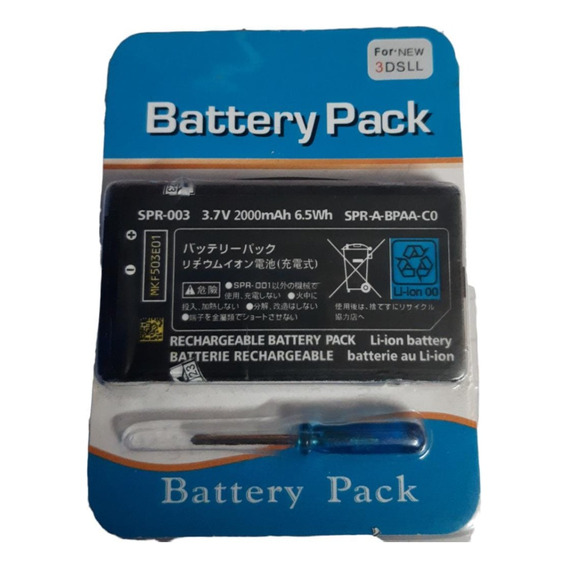Batería Compatible Nintendo New 3dsll + Destornillador