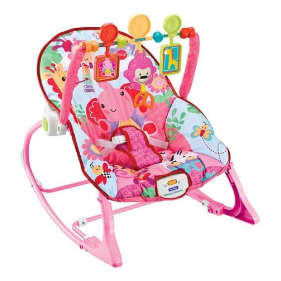 Silla Vibradora Mecedora Musical Niña-niños Baby Rocker Elefantica