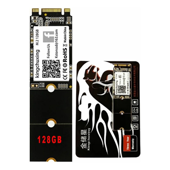 Disco De Estado Sólido Interno M.2 Ssd 2280 Sata M2 128gb