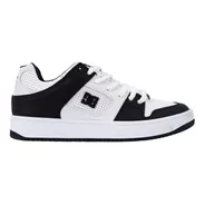 Zapatilla Dc Shoes Mod Manteca Ss Blanco Negro Exclusiva