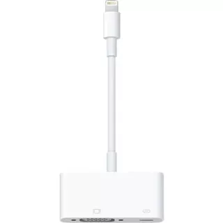 Apple Lightning Para Vga Cables Y Adaptadores De Datos Lightning Vga Color Blanco