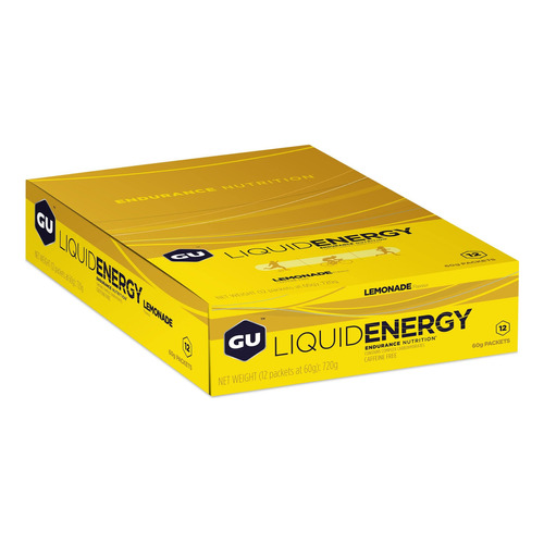 Gu Liquid Energy Sabor Lemonade Sin Cafeina 12 Pack