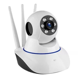 Camara Seguridad Ip Wifi Seguimiento Inteligente Interior Color Blanco