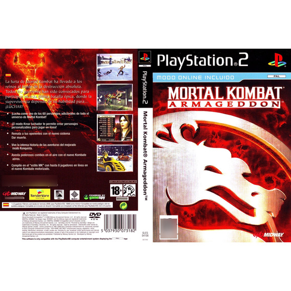 Mortal Kombat Armagedon Para Ps2 