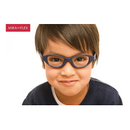 Óculos Infantil Miraflex Eva 7 A 10 Anos 42x16 Original Nf