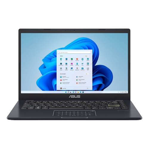 Laptop  Asus VivoBook E410MA star black táctil 14", Intel Celeron N4020  4GB de RAM 64GB SSD, Intel UHD Graphics 600 60 Hz 1366x768px Windows 11
