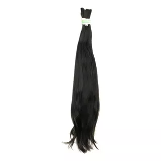 Cabelo Humano Natural 55cm 100gr Liso Para Mega Hair Cor Castanho