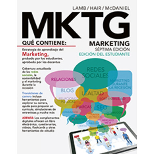 Mktg Marketing (7ma.edicion), De Lamb, Charles W.. Editorial Cengage Learning, Tapa Blanda En Español, 2014