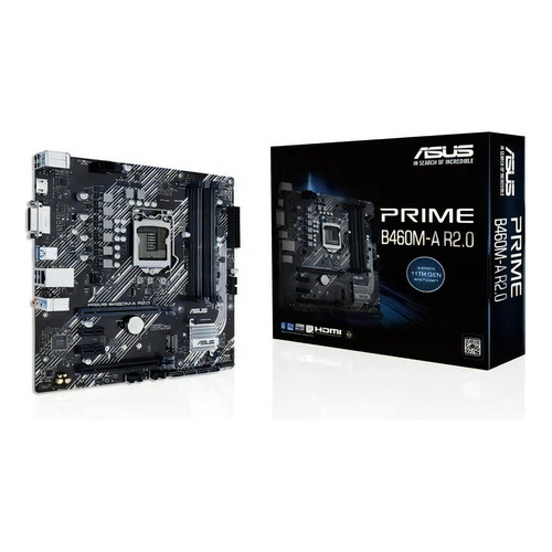 Motherboard  Asus Prime B460m-a R2.0 Intel Socket 1200 Intel Color Negro