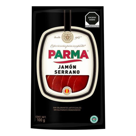 Jamón Serrano Parma 100 Gr, 10 Meses De Maduración