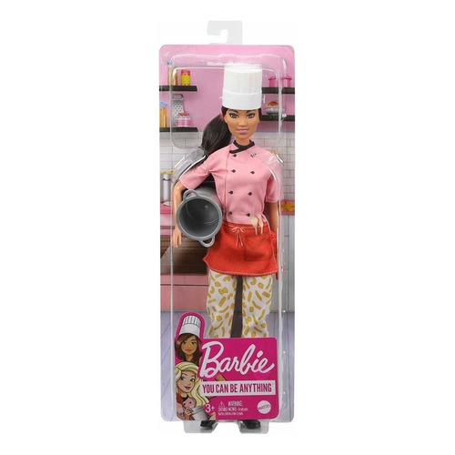 Barbie Muñeca Cocinera Cheff Profesion Toy New Gtw38 Bigshop