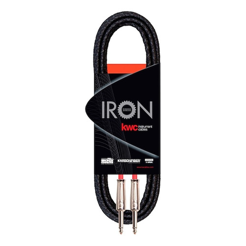 Cable Kwc Plug 1/4 - Plug 1/4 Kw203 Iron Mallado X 3 Mts