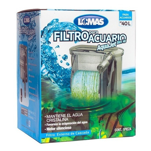 Filtro Cascada Aquajet Slim Para Acuarios De 40 Litros