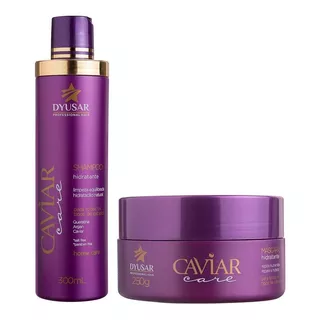 Kit Nutrição Caviar Shampoo + Máscara Hidratante Dyusar