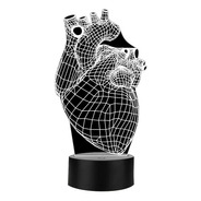 Lámpara Decorativa Led 3d Corazón Anatómico Regalo Art1134