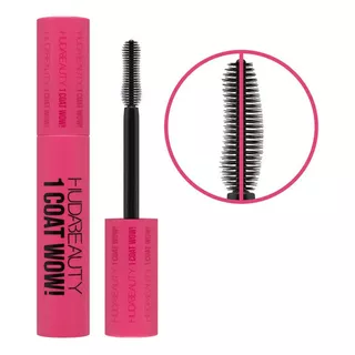 Huda Beauty 1 Coat Wow! Extra Volumizing And Lifting Mascara Cor Preto