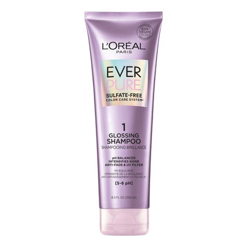  L’Oréal Paris Shampoo Ever Pure Glossing sin Sulfatos, 250ml