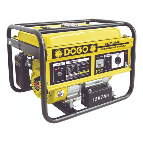 Generador portátil Dogo EC3500AE con tecnología AVR 220V