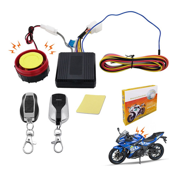 Alarma Antirrobo Moto Encendido Con Distancia Control Remoto