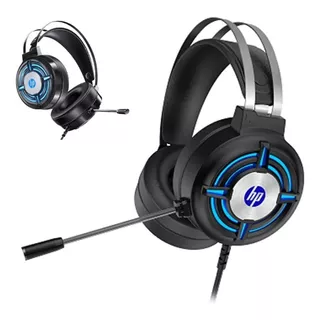 Auriculares Gamer Hp H120led - Pc Color Negro