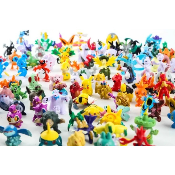 Figuras Pokémon Mini Coleccionables 24 Unidades Alta Calidad