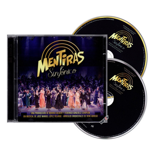 Mentiras Sinfonico - 2 Cd - Nuevo (26 Canciones)