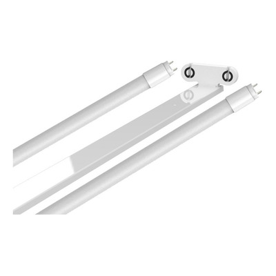 Liston De 2 + Tubos Led 18w Luz Dia 1.20 Mts Completo
