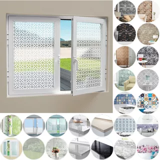 Tapiz Adherible Decora Ventanas Vitral -  Recortable Vinil