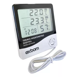 Termohigrômetro Com Sensor Externo E Certificado Calibração