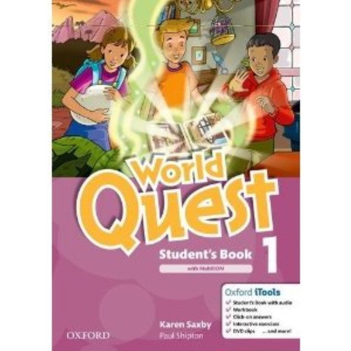 World Quest 1 - Student's Book Pack, De Saxby, Karen. Editorial Oxford University Press, Tapa Blanda En Inglés Internacional, 2013