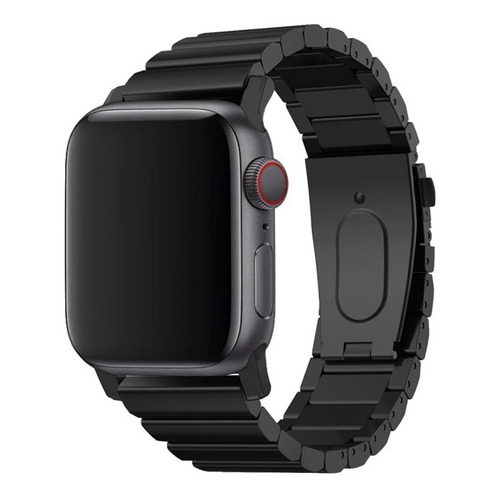 Correa / Pulsera Para Apple Watch De Acero Inoxidable - New Color Negra 42/44/45/49 MM