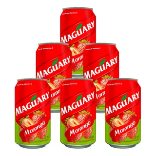 Suco Maguary Néctar De Morango 335ml 6 Unidades