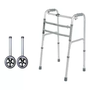 Andador Ortopédico - Doble Funcion-plegable-aluminio+ruedas