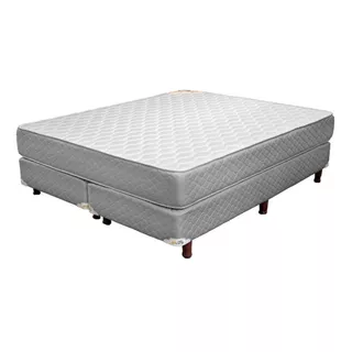 Sommier Americana Piero Foam Queen De 190cmx160cm Con Base Dividida