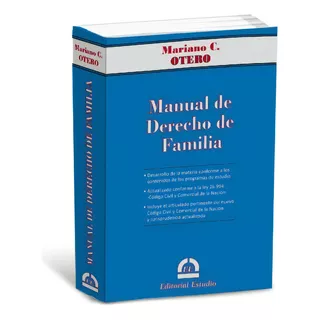 Manual De Derecho De Familia - Mariano Otero