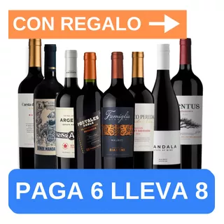 Oferta De Vinos Premium  En Combo (8 Botellas).c Quirino