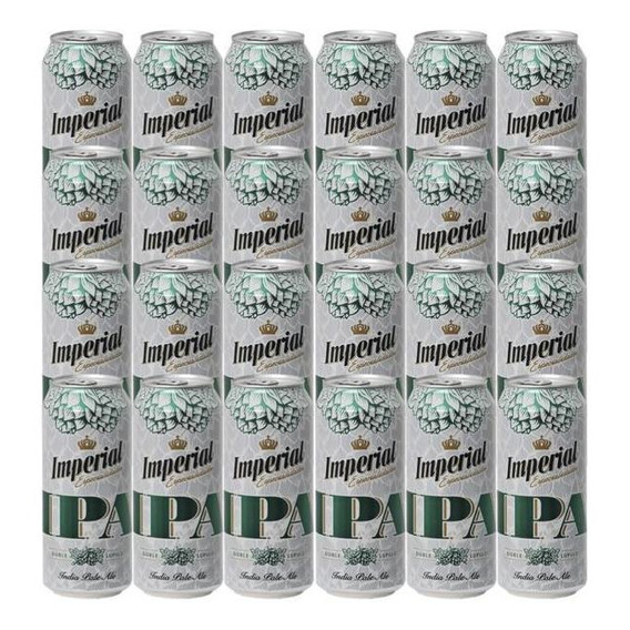 Cerveza Imperial Ipa Lata 473ml Doble Lupulo India Pale X24