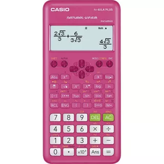 Calculadora Científica Casio Calculadora Cientifica Fx-82la Plus Color Rosa