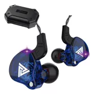 Qkz Ak6 Con Micro + Estuche Audifonos Auriculares Azul