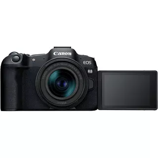 Câmera Canon Eos R8 Com Lente Rf 24-50mm + Nf-e * Cor Preto