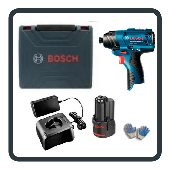 Atornillador Impacto Bosch Gdr120-li C/maletin+regalo