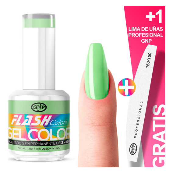 Esmalte Semipermanente Gnp 429 Mint Ice Cream 21free, Vegano