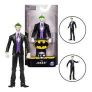 Boneco 15 Cm Coringa Batman Dc The Joker Preto - Sunny
