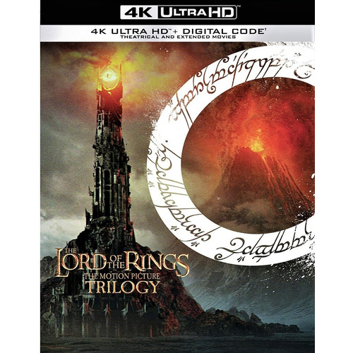 El Señor De Los Anillos Trilogia Extendida 4k Uhd + Blu-ray 